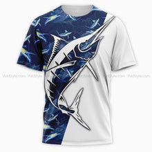Load image into Gallery viewer, Marlin Fishing 3D All Over Printed Hoodie, T-shirt, Long sleeve T-shirt, Tank Top, Short, Zipper Hoodie No.119