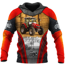 Load image into Gallery viewer, I Am A Farmer 3D All Over Printed Hoodie, T-shirt, Long sleeve T-shirt, Tank Top, Short, Zipper Hoodie No.72