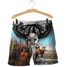 Load image into Gallery viewer, Deer Hunting 3D All Over Printed Hoodie, T-shirt, Long sleeve T-shirt, Tank Top, Short, Zipper Hoodie No.31