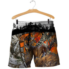 Load image into Gallery viewer, Deer Hunting 3D All Over Printed Hoodie, T-shirt, Long sleeve T-shirt, Tank Top, Short, Zipper Hoodie No.118