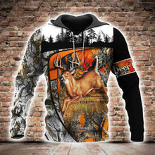 Load image into Gallery viewer, Deer Hunting 3D All Over Printed Hoodie, T-shirt, Long sleeve T-shirt, Tank Top, Short, Zipper Hoodie No.126