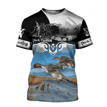 Load image into Gallery viewer, Duck Hunting 3D All Over Printed Hoodie, T-shirt, Long sleeve T-shirt, Tank Top, Short, Zipper Hoodie No.64