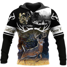 Load image into Gallery viewer, Deer Hunting 3D All Over Printed Hoodie, T-shirt, Long sleeve T-shirt, Tank Top, Short, Zipper Hoodie No.11