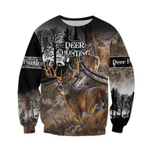 Load image into Gallery viewer, Deer Hunting 3D All Over Printed Hoodie, T-shirt, Long sleeve T-shirt, Tank Top, Short, Zipper Hoodie No.34