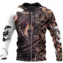 Load image into Gallery viewer, Bear Hunting 3D All Over Printed Hoodie, T-shirt, Long sleeve T-shirt, Tank Top, Short, Zipper Hoodie No.04