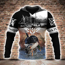 Load image into Gallery viewer, Duck Hunting 3D All Over Printed Hoodie, T-shirt, Long sleeve T-shirt, Tank Top, Short, Zipper Hoodie No.13
