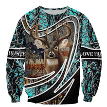Load image into Gallery viewer, Love Hunting 3D All Over Printed Hoodie, T-shirt, Long sleeve T-shirt, Tank Top, Short, Zipper Hoodie No.110
