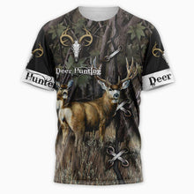 Load image into Gallery viewer, Deer Hunting 3D All Over Printed Hoodie, T-shirt, Long sleeve T-shirt, Tank Top, Short, Zipper Hoodie No.52
