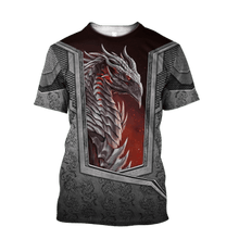 Load image into Gallery viewer, Dragon 3D All Over Printed Hoodie, T-shirt, Long sleeve T-shirt, Tank Top, Short, Zipper Hoodie No.38
