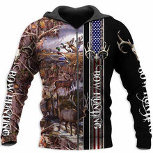 Load image into Gallery viewer, Bow Hunting 3D All Over Printed Hoodie, T-shirt, Long sleeve T-shirt, Tank Top, Short, Zipper Hoodie No.51
