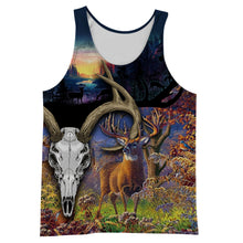 Load image into Gallery viewer, Deer Hunting 3D All Over Printed Hoodie, T-shirt, Long sleeve T-shirt, Tank Top, Short, Zipper Hoodie No.49
