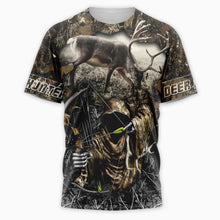 Load image into Gallery viewer, Beautiful Deer 3D All Over Printed Hoodie, T-shirt, Long sleeve T-shirt, Tank Top, Short, Zipper Hoodie No.106
