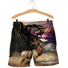 Load image into Gallery viewer, Elk Hunting 3D All Over Printed Hoodie, T-shirt, Long sleeve T-shirt, Tank Top, Short, Zipper Hoodie No.103
