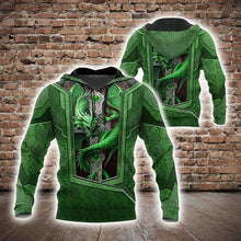 Load image into Gallery viewer, Dragon 3D All Over Printed Hoodie, T-shirt, Long sleeve T-shirt, Tank Top, Short, Zipper Hoodie No.08
