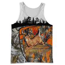 Load image into Gallery viewer, Deer Hunting 3D All Over Printed Hoodie, T-shirt, Long sleeve T-shirt, Tank Top, Short, Zipper Hoodie No.14
