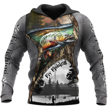 Load image into Gallery viewer, Fly Fishing 3D All Over Printed Hoodie, T-shirt, Long sleeve T-shirt, Tank Top, Short, Zipper Hoodie No.85
