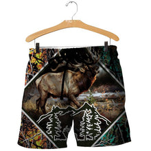 Load image into Gallery viewer, Elk Hunting 3D All Over Printed Hoodie, T-shirt, Long sleeve T-shirt, Tank Top, Short, Zipper Hoodie No.123
