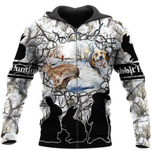 Load image into Gallery viewer, Rabbit Hunting 3D All Over Printed Hoodie, T-shirt, Long sleeve T-shirt, Tank Top, Short, Zipper Hoodie No.86
