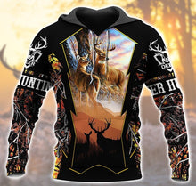 Load image into Gallery viewer, Deer Hunting 3D All Over Printed Hoodie, T-shirt, Long sleeve T-shirt, Tank Top, Short, Zipper Hoodie No.35
