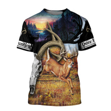 Load image into Gallery viewer, Deer Hunting 3D All Over Printed Hoodie, T-shirt, Long sleeve T-shirt, Tank Top, Short, Zipper Hoodie No.56
