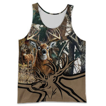 Load image into Gallery viewer, Deer Hunting 3D All Over Printed Hoodie, T-shirt, Long sleeve T-shirt, Tank Top, Short, Zipper Hoodie No.116
