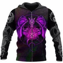 Load image into Gallery viewer, Dragon 3D All Over Printed Hoodie, T-shirt, Long sleeve T-shirt, Tank Top, Short, Zipper Hoodie No.07
