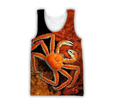 Load image into Gallery viewer, Alaskan King Crab 3D All Over Printed Hoodie, T-shirt, Long sleeve T-shirt, Tank Top, Short, Zipper Hoodie No.10
