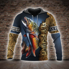 Load image into Gallery viewer, Fly Fishing 3D All Over Printed Hoodie, T-shirt, Long sleeve T-shirt, Tank Top, Short, Zipper Hoodie No.131
