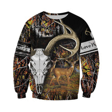 Load image into Gallery viewer, Deer Hunting Lava 3D All Over Printed Hoodie, T-shirt, Long sleeve T-shirt, Tank Top, Short, Zipper Hoodie No.97
