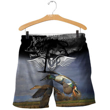 Load image into Gallery viewer, Duck Hunting 3D All Over Printed Hoodie, T-shirt, Long sleeve T-shirt, Tank Top, Short, Zipper Hoodie No.134
