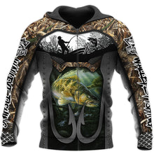 Load image into Gallery viewer, Walleye Fishing 3D All Over Printed Hoodie, T-shirt, Long sleeve T-shirt, Tank Top, Short, Zipper Hoodie No.75
