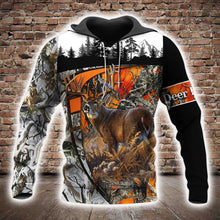 Load image into Gallery viewer, Deer Hunting 3D All Over Printed Hoodie, T-shirt, Long sleeve T-shirt, Tank Top, Short, Zipper Hoodie No.118
