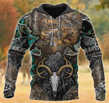 Load image into Gallery viewer, Deer Huntaholic 3D All Over Printed Hoodie, T-shirt, Long sleeve T-shirt, Tank Top, Short, Zipper Hoodie No.06
