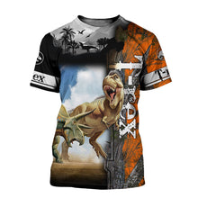 Load image into Gallery viewer, Dinosaur 3D All Over Printed Hoodie, T-shirt, Long sleeve T-shirt, Tank Top, Short, Zipper Hoodie No.37

