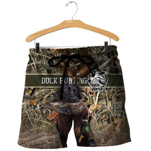 Load image into Gallery viewer, Duck Hunting 3D All Over Printed Hoodie, T-shirt, Long sleeve T-shirt, Tank Top, Short, Zipper Hoodie No.48
