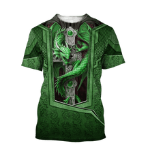 Load image into Gallery viewer, Dragon 3D All Over Printed Hoodie, T-shirt, Long sleeve T-shirt, Tank Top, Short, Zipper Hoodie No.08
