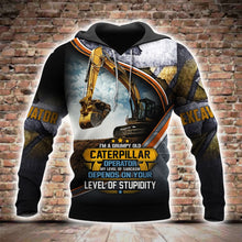 Load image into Gallery viewer, Beautiful Excavator 3D All Over Printed Hoodie, T-shirt, Long sleeve T-shirt, Tank Top, Short, Zipper Hoodie No.112

