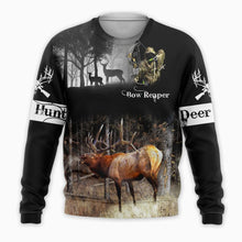Load image into Gallery viewer, Deer Hunting 3D All Over Printed Hoodie, T-shirt, Long sleeve T-shirt, Tank Top, Short, Zipper Hoodie No.132
