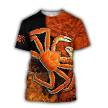 Load image into Gallery viewer, Alaskan King Crab 3D All Over Printed Hoodie, T-shirt, Long sleeve T-shirt, Tank Top, Short, Zipper Hoodie No.10
