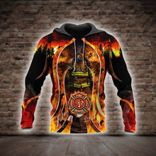 Load image into Gallery viewer, Fire Fight 3D All Over Printed Hoodie, T-shirt, Long sleeve T-shirt, Tank Top, Short, Zipper Hoodie No.107
