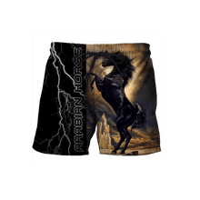 Load image into Gallery viewer, Horse 3D All Over Printed Hoodie, T-shirt, Long sleeve T-shirt, Tank Top, Short, Zipper Hoodie No.03
