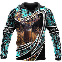 Load image into Gallery viewer, Love Hunting 3D All Over Printed Hoodie, T-shirt, Long sleeve T-shirt, Tank Top, Short, Zipper Hoodie No.92
