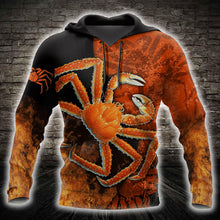 Load image into Gallery viewer, Alaskan King Crab 3D All Over Printed Hoodie, T-shirt, Long sleeve T-shirt, Tank Top, Short, Zipper Hoodie No.10
