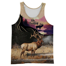 Load image into Gallery viewer, Elk Hunting 3D All Over Printed Hoodie, T-shirt, Long sleeve T-shirt, Tank Top, Short, Zipper Hoodie No.103
