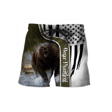 Load image into Gallery viewer, Bear Hunting 3D All Over Printed Hoodie, T-shirt, Long sleeve T-shirt, Tank Top, Short, Zipper Hoodie No.05
