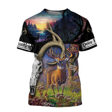 Load image into Gallery viewer, Deer Hunting 3D All Over Printed Hoodie, T-shirt, Long sleeve T-shirt, Tank Top, Short, Zipper Hoodie No.49
