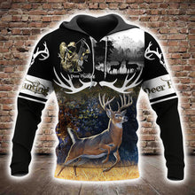 Load image into Gallery viewer, Deer Hunting 3D All Over Printed Hoodie, T-shirt, Long sleeve T-shirt, Tank Top, Short, Zipper Hoodie No.11
