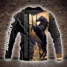 Load image into Gallery viewer, Horse 3D All Over Printed Hoodie, T-shirt, Long sleeve T-shirt, Tank Top, Short, Zipper Hoodie No.03

