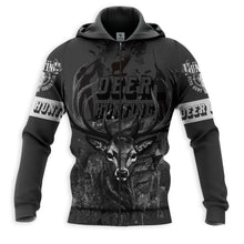 Load image into Gallery viewer, Deer Hunting 3D All Over Printed Hoodie, T-shirt, Long sleeve T-shirt, Tank Top, Short, Zipper Hoodie No.60
