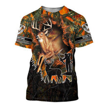 Load image into Gallery viewer, Deer Hunting Orange 3D All Over Printed Hoodie, T-shirt, Long sleeve T-shirt, Tank Top, Short, Zipper Hoodie No.98
